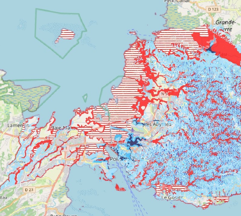 Plan de Zonage Réglementaire du projet de révision du Plan de Prévention des Risques Naturels (PPRN))
